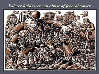 Palmer Raids were an abuse of federal power


►
 