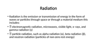 Radiation Medium Radiation protection in medicine and radiation protection principles | PPTX