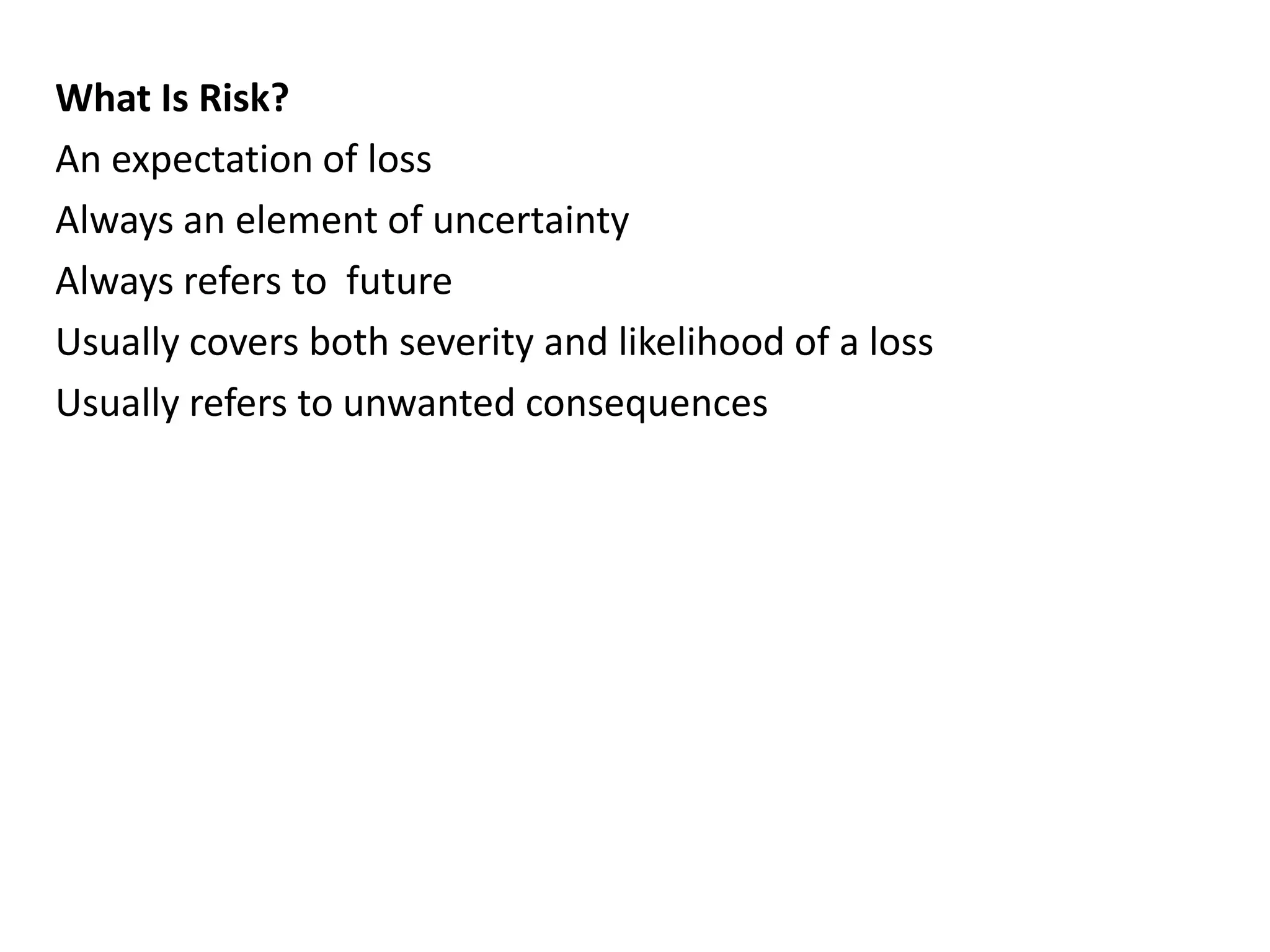  Damage to the environment 