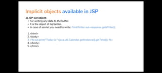 Servlet., tomcat server, implicit jsp object | PDF