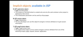 Servlet., tomcat server, implicit jsp object | PDF