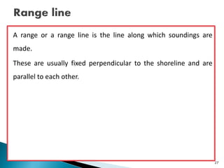 Medium On Range Line Surveying II - Hydrographic surveying Unit -5 | PDF