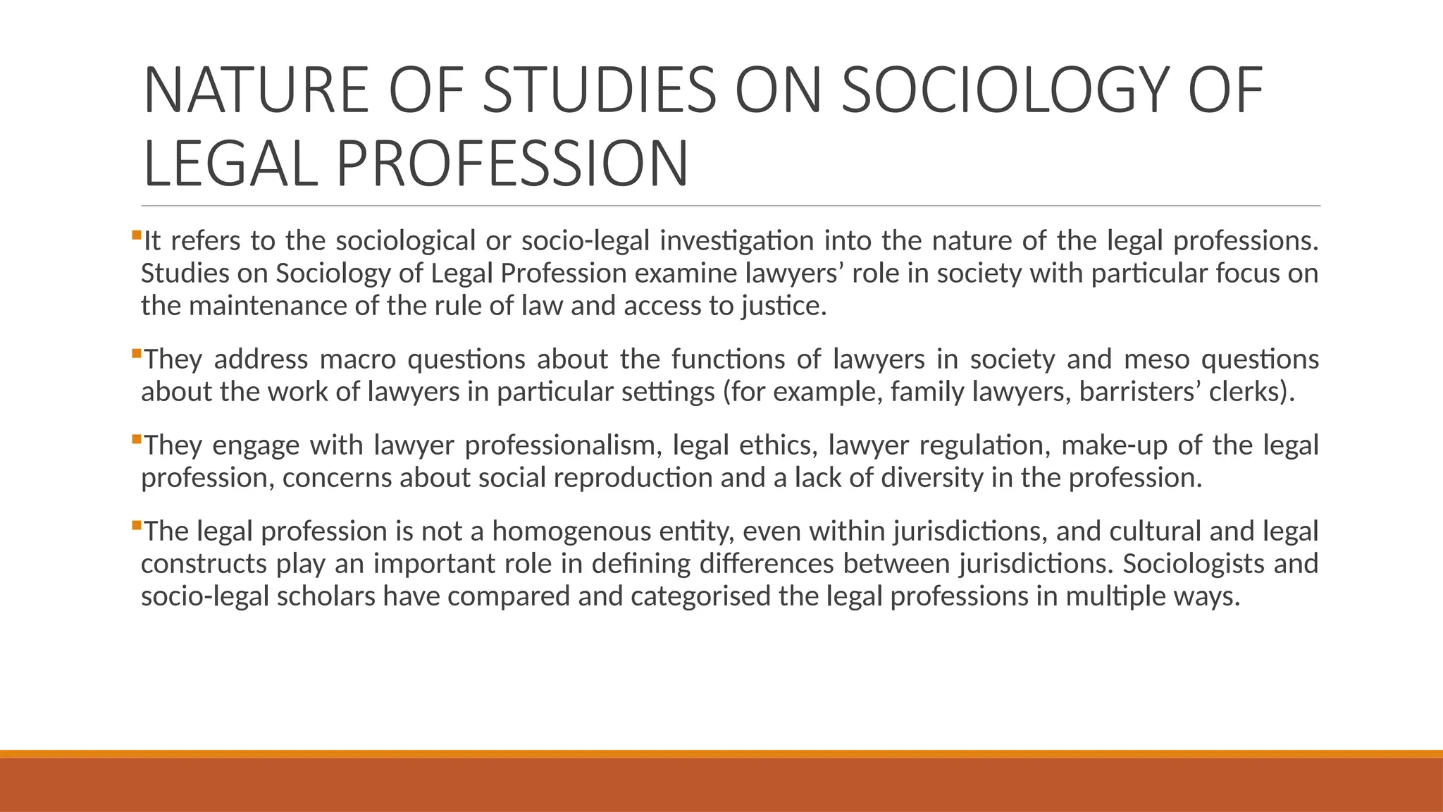 UNIT 5 SOCIOLOGY OF LEGAL PROFESSION.pptx