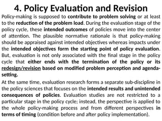 Policy Rationale Unit 5 Stages of Public Policy.pptx_JU_E | PPTX