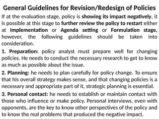 Policy Redesign Unit 5 Stages of Public Policy.pptx_JU_E | PPT