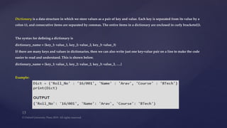 Unit 5 Tuples & Set in python programming | PPTX