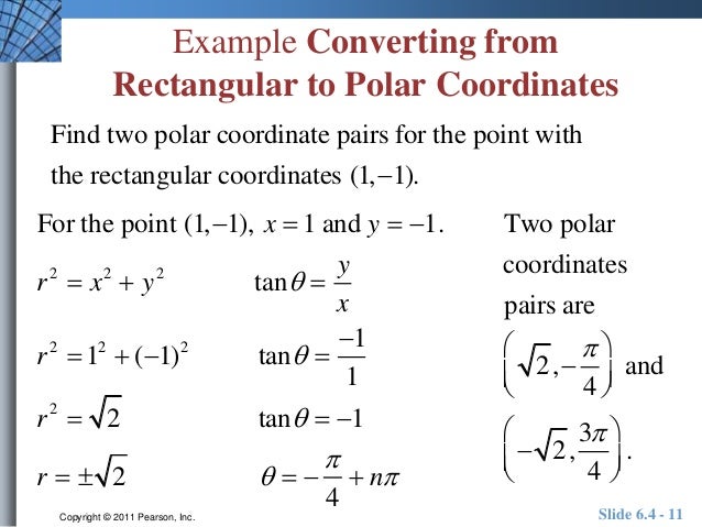 unit 6 4 convert polar equation to rectangular form