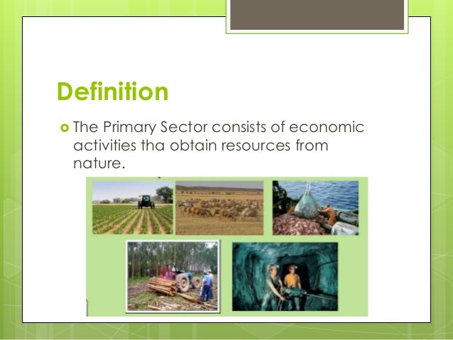 Natural Resources Sector Definition Natural Resources Sector Definition