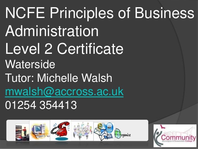 Business Admin Level 2 Unit 6 - 