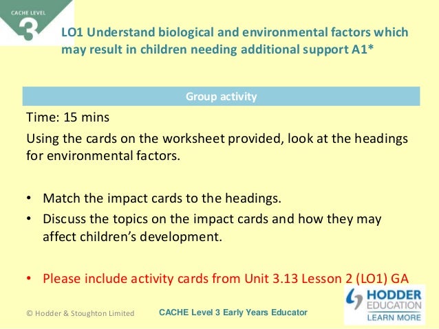 cache level 3 unit 6 promoting a healthy environment for children Ncfe cache level 3 supporting unit, and will prepare you children and young people's workforce early learning and childcare level 3 children and young people. cache level 3 unit 6 promoting a healthy environment for children Ncfe cache level 3 supporting unit, and will prepare you children and young people's workforce early learning and childcare level 3 children and young people.