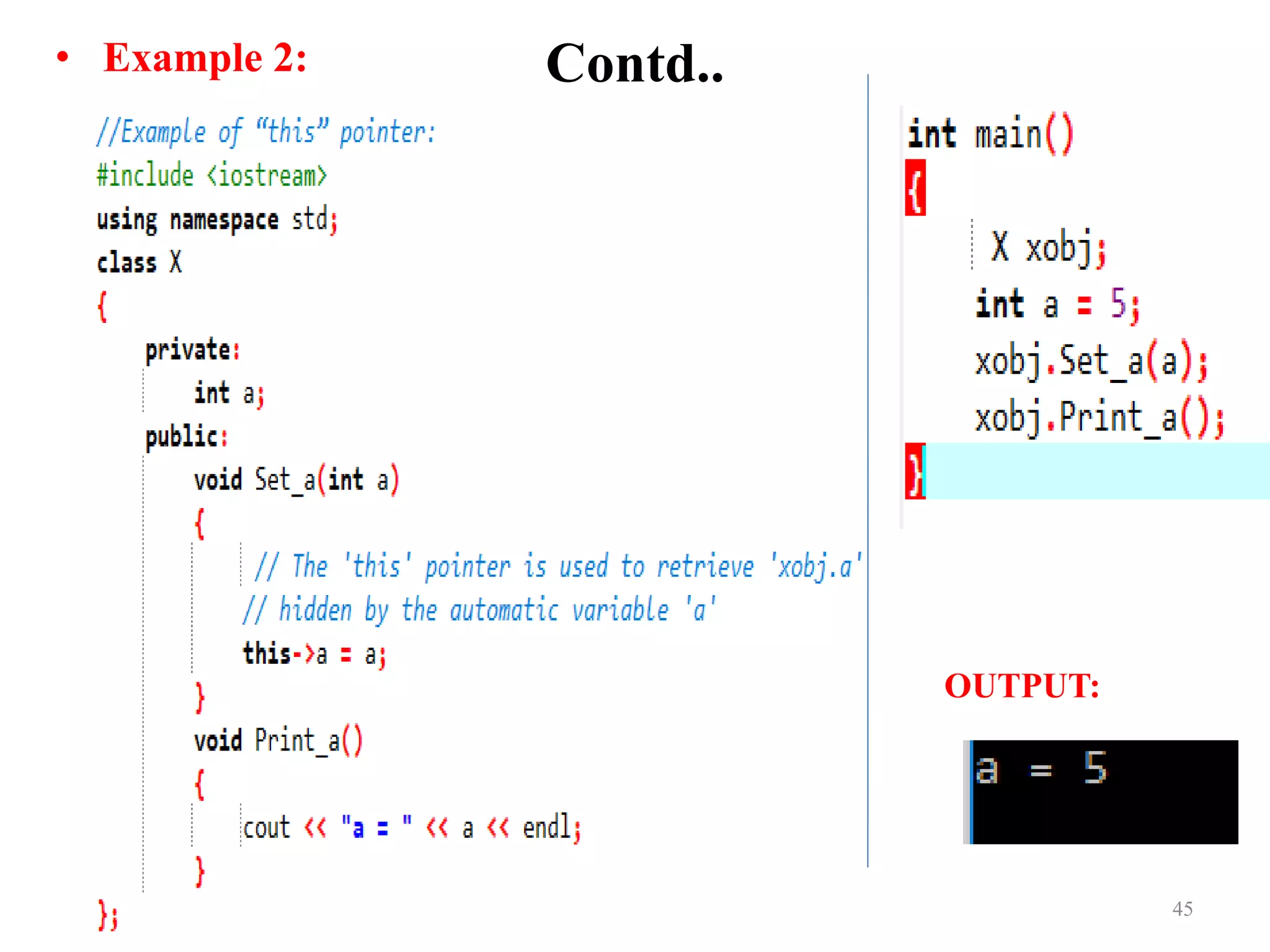 Contd..• Example 2:
45By: Tekendra Nath Yogi
OUTPUT:
 