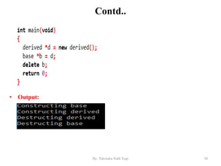 Contd..
• Output:
30By: Tekendra Nath Yogi
 