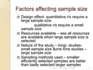 Sampling Example Most Important Size Sampling - everything you need to know in the basics of sampling!!!! | PPT
