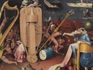 The earthy delights: Hell.
Pleasure gives pain.
 