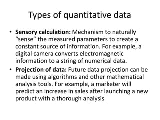 Quantitative Data Projection RM UNIT 6.pptx