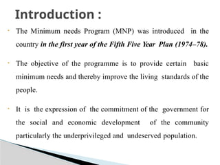 Unit 6.8. MINIMUM NEED PROGRAMME & 20 POINTS PROGRAMME.pptx