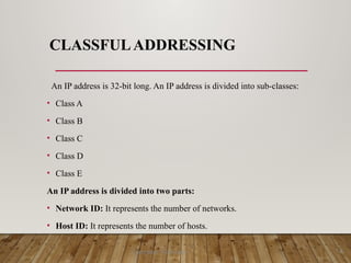Networking Classes Chart Comprehensive Guide to IPv4 Network Classes and Subnetting Techniques ...