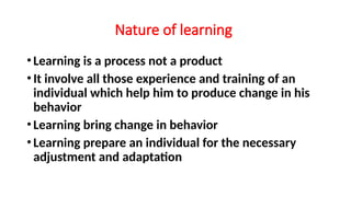 unit 6-cognitive process.pptx for bsc nursing 1st yr | PPTX