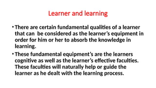 unit 6-cognitive process.pptx for bsc nursing 1st yr | PPTX