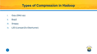 decoding the zip algorithm: explaining the zip... Unit 6 - Compression and Serialization in Hadoop.pptx