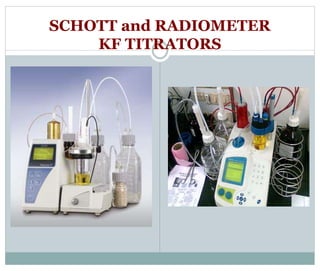 SCHOTT and RADIOMETER 
KF TITRATORS 
 