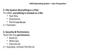 Unit 6-Unix Operating System Structure Architecture | PPTX