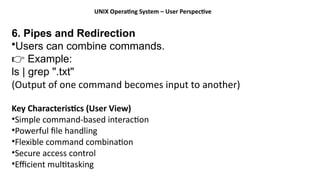 Unit 6-Unix Operating System Structure Architecture | PPTX