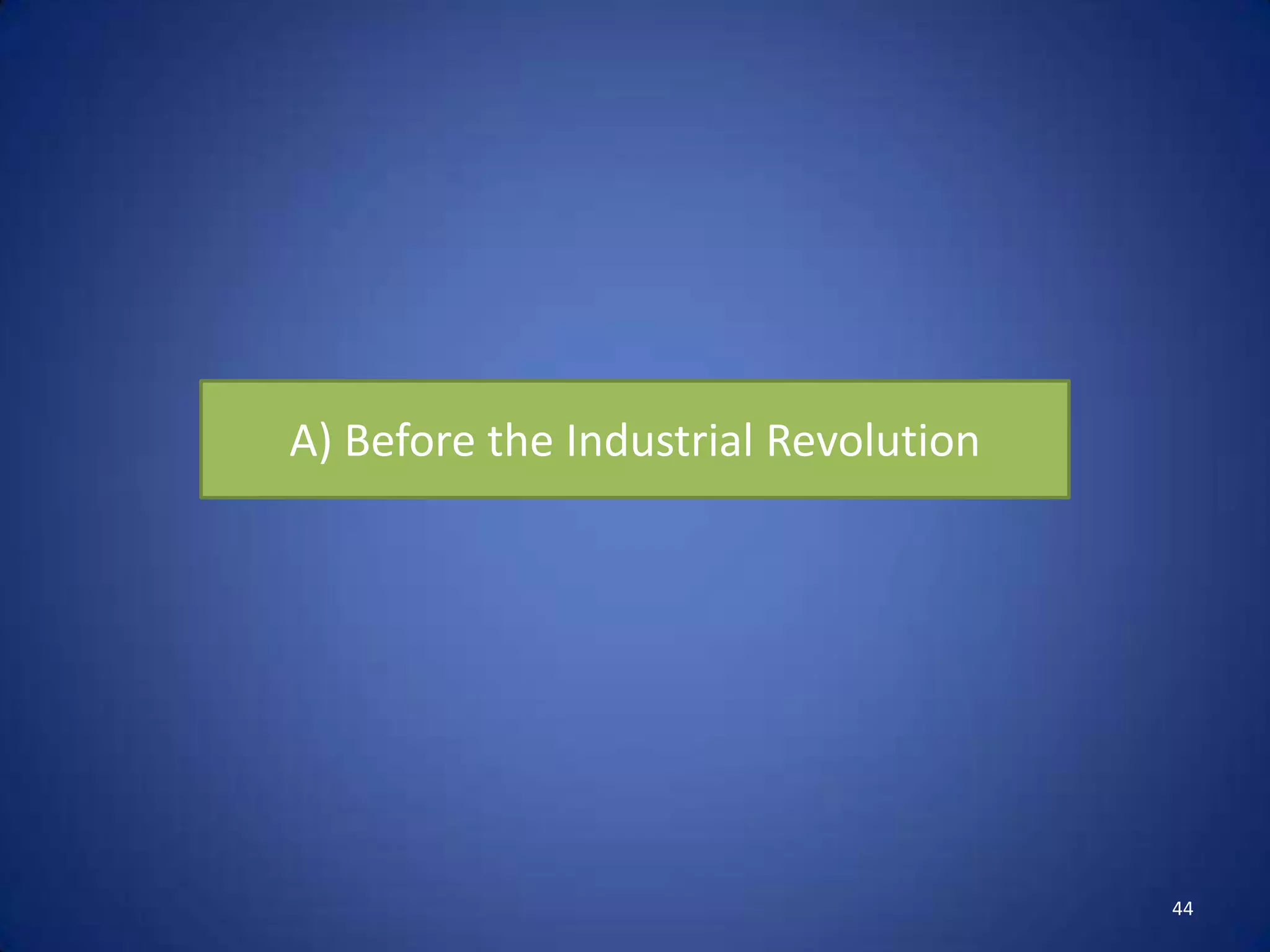 A) Before the Industrial Revolution




                                      44
 