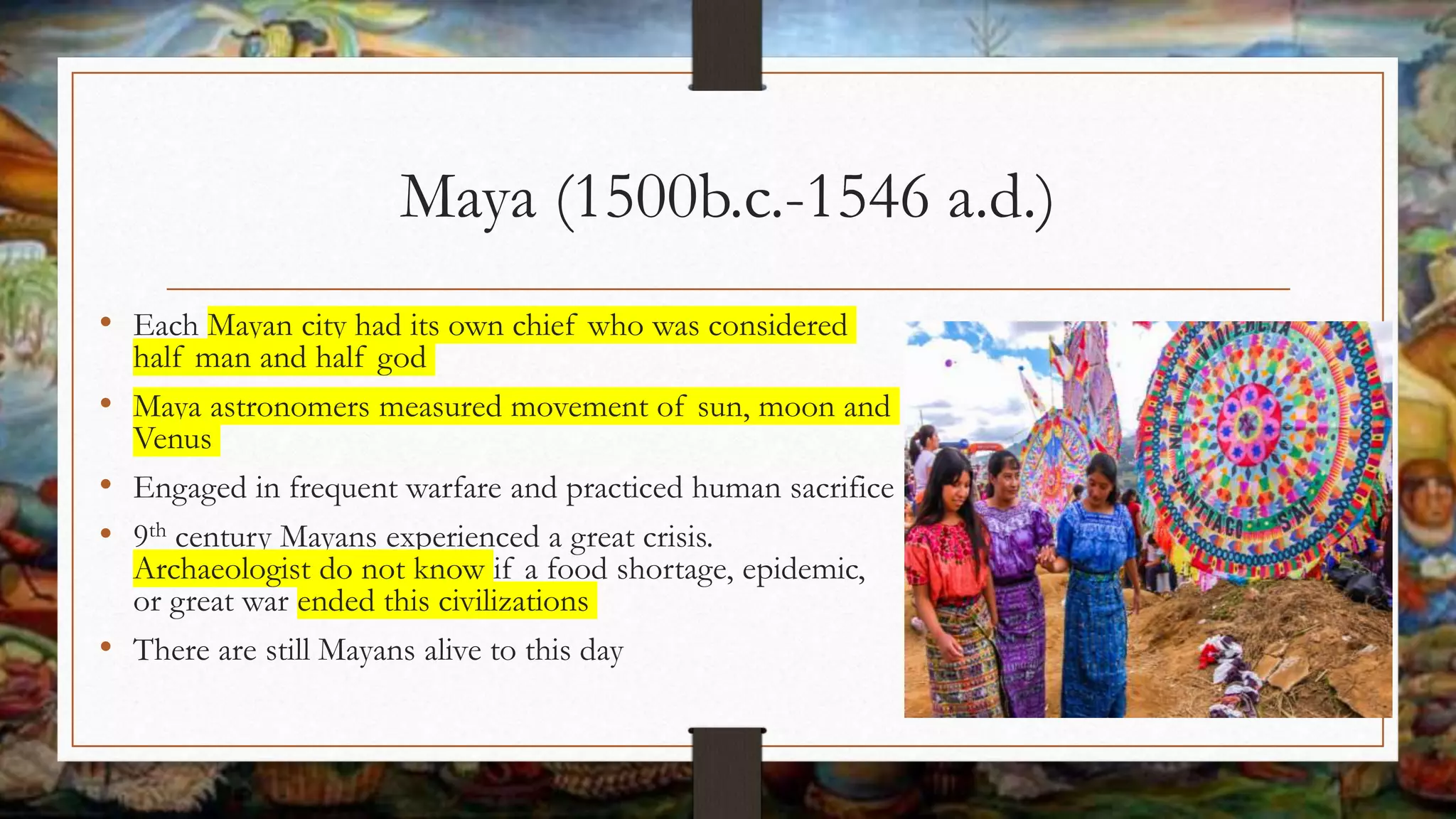 Unit 6 aztec, maya, inca