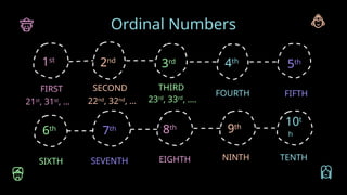 First Second Third For Math Cardinal Numbers and Ordinal Numbers.pptx