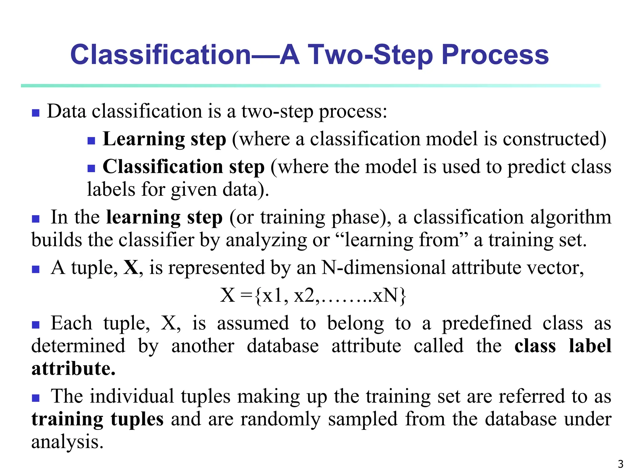 classification in data warehouse and mining | PPT