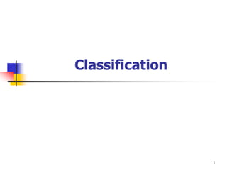 classification in data warehouse and mining | PPT