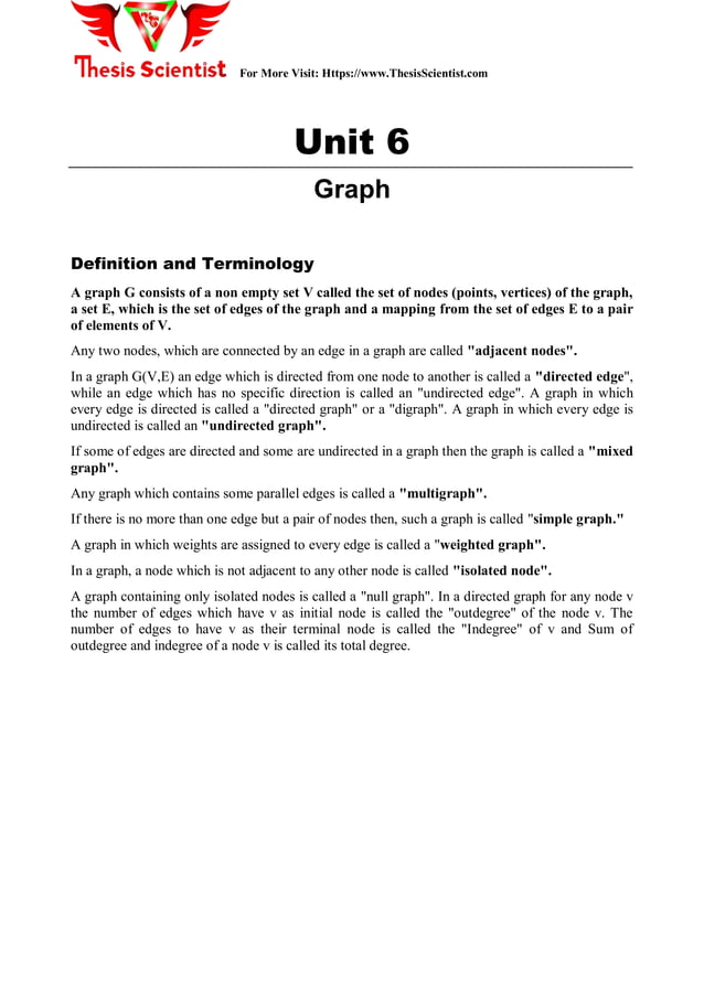 Graph in Data Structure | PDF
