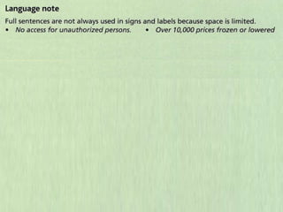 Unit 6 English for life Reading (Entry 3) Signs and labels.pptx