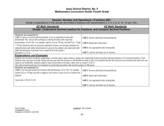 Unit 6 Fourth Grade 2012 2013 | PDF