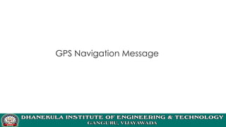 GPS Navigation Message
 
