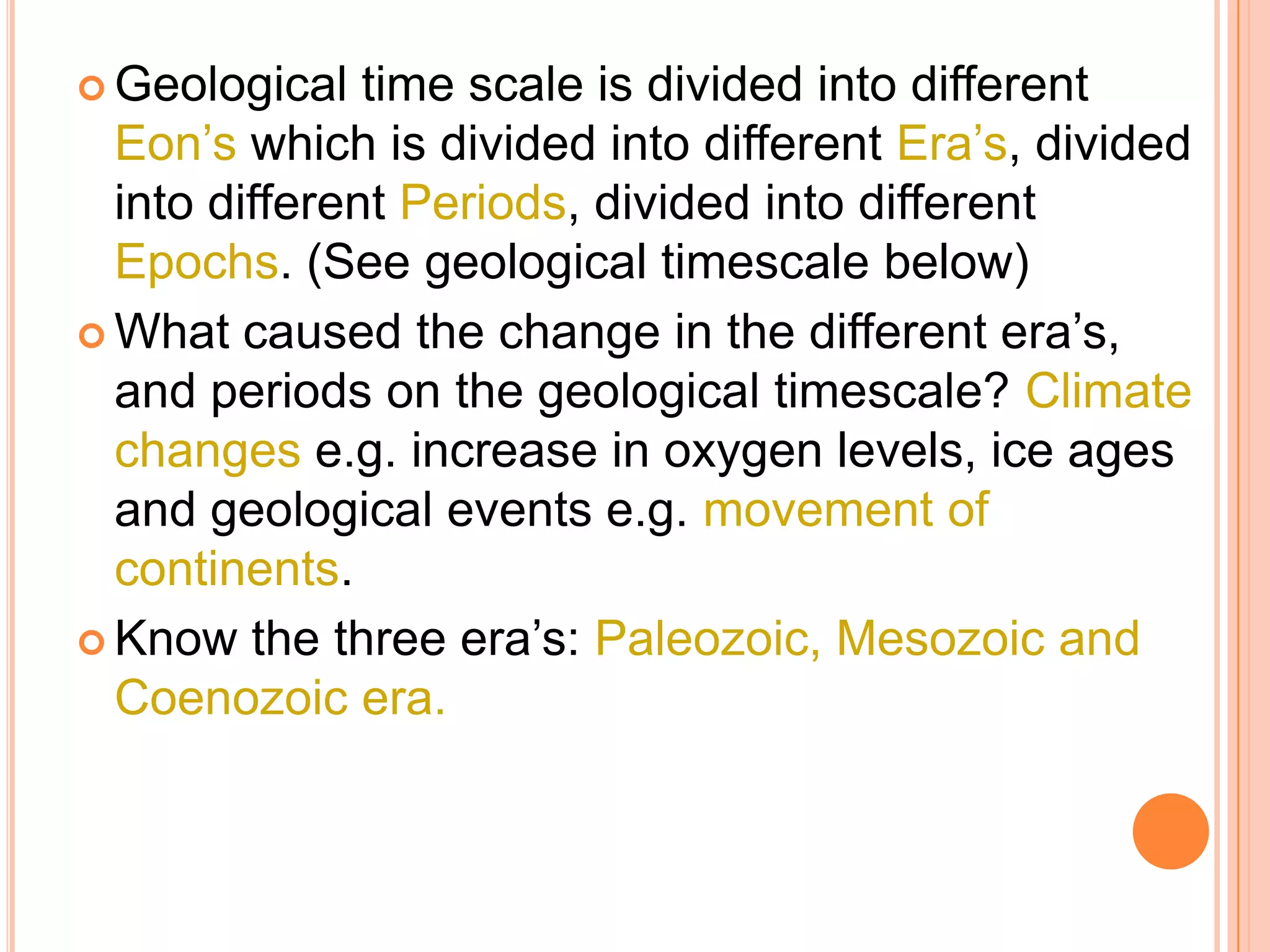 Unit 6 history of life on earth | PPTX