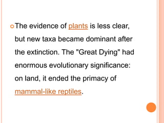 Unit 6 history of life on earth | PPTX