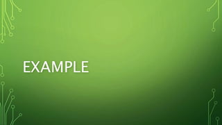 EXAMPLE
 
