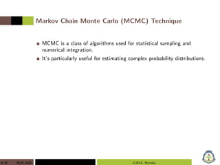 Gibbs sampling is a Markov Chain Monte Carlo (MCMC) | PDF