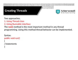 Unit_6_Multithreading.pptxasdfghjklk;vsv | PPTX