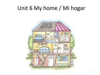 Unit 6 My home / Mi hogar 