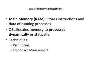 Unit 6 Basic Memory Management OS.pptx