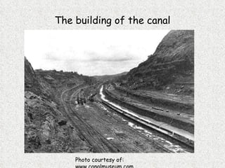 The building of the canal Photo courtesy of:  www.canalmuseum.com 