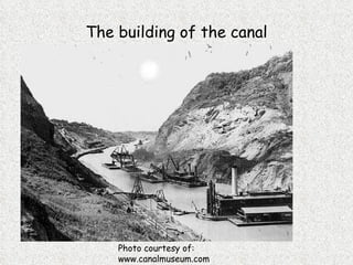 The building of the canal Photo courtesy of:  www.canalmuseum.com 