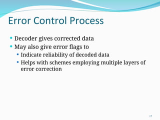 ERROR CONTROL CODING IN DIGITAL COMMUNICATION | PPT