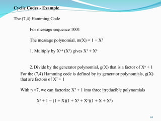 ERROR CONTROL CODING IN DIGITAL COMMUNICATION | PPT