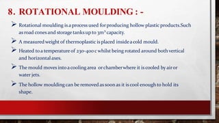 Unit 6 part c plastic processing | PDF