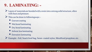 Unit 6 part c plastic processing | PDF