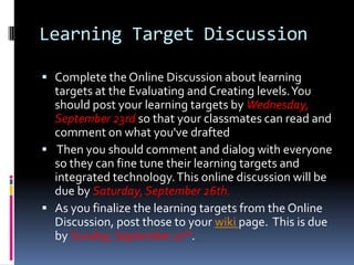 6 Learning Discussion Unit 6 powerpoint | PPTX